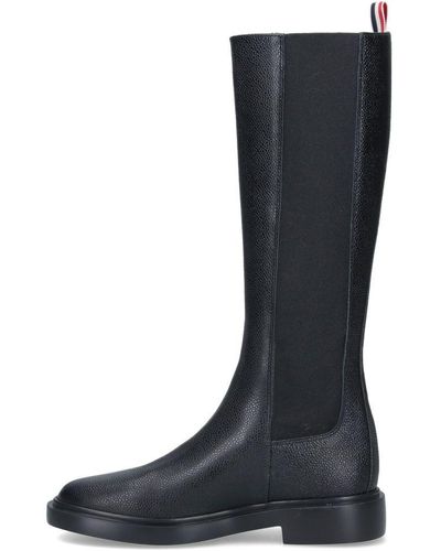 Thom Browne 'chelsea' High Boot - Black