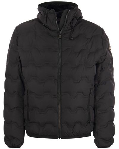 Colmar Uncommon - Quilted Down Jacket With Hood - Black