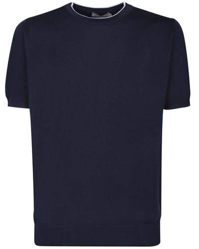 Canali T-Shirts - Blue