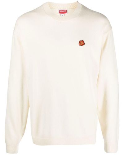 KENZO Flower Patch Sweatshirt - White