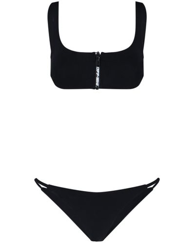 Off-White c/o Virgil Abloh Zip Detail Bikini - Black