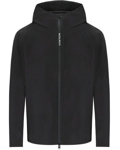 Woolrich Pacific Hooded Jacket - Black