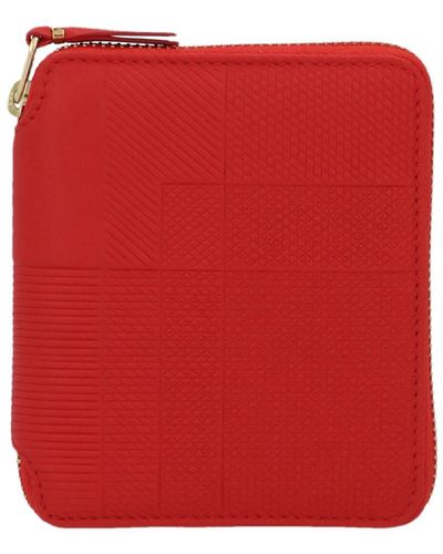 Comme des Garçons 'intersection' Small Wallet - Red