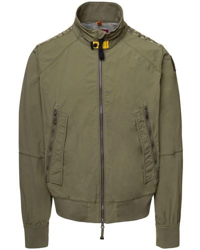 Parajumpers 'Celsius' Water Repellent Jacket With Logo Patch In - Green