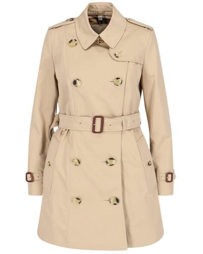 Burberry 'heritage' Trench Coat - Natural