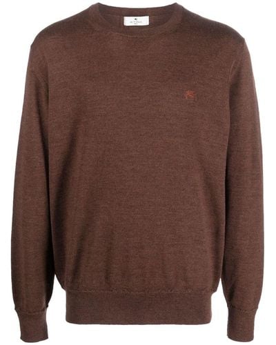 Etro Wool Sweater - Brown