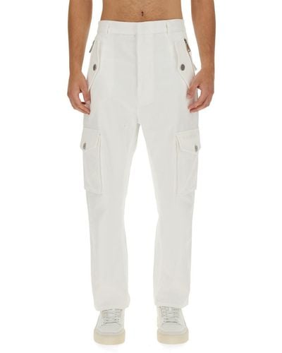 Balmain Cargo Pants - White