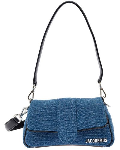Jacquemus 'Le Petit Bambimou' Shoulder Bag With Logo Detail - Blue