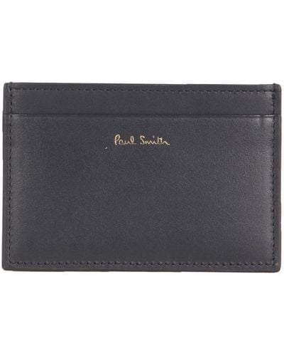 Paul Smith Leather Card Holder - Black