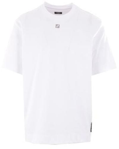 Fendi T-Shirts And Polos - White