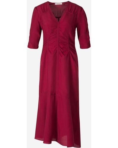 Dorothee Schumacher Maxi Silk Dress - Red
