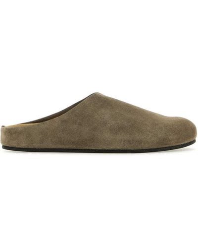 The Row Slippers - Brown