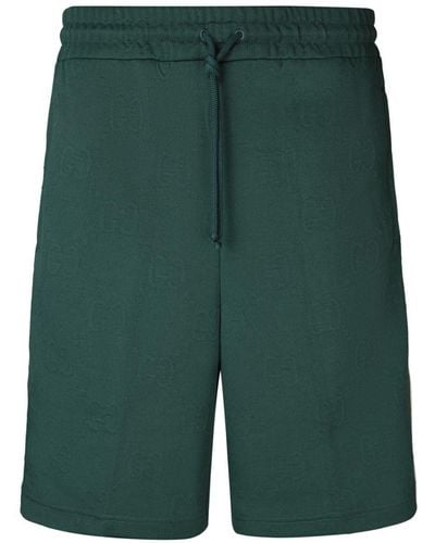 Gucci GG Jacquard Jersey Shorts - Green