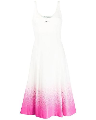 Off-White c/o Virgil Abloh Off- Viscose Dress - Pink