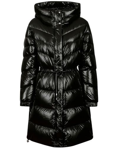 Woolrich Zip-up Hooded Padded Coat - Black