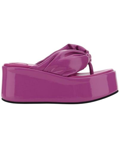 Bettina Vermillon Sandals - Purple