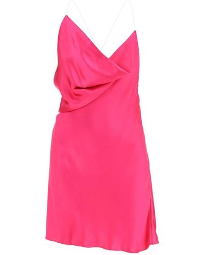 Y. Project Y Project Satin Slip Dress - Pink