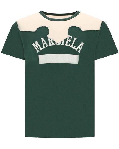 Maison Margiela Décortiqué T-shirt - Green