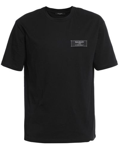 Balmain T-Shirts And Polos - Black