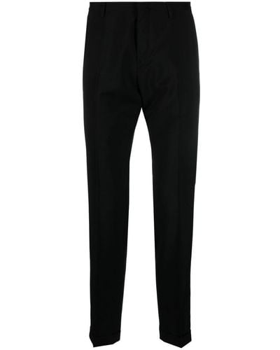 Paul Smith Tailored Tapered-leg Trousers - Black