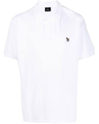 PS by Paul Smith Polo With Logo Patch - White