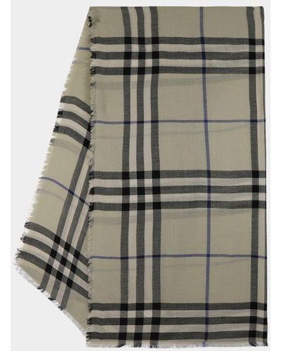 Burberry Foulards & Scarfs - Grey