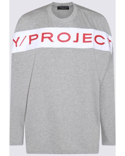 Y. Project Cotton T-Shirt - Gray
