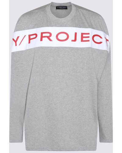 Y. Project Cotton T-Shirt - Grey