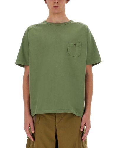 Nigel Cabourn Cotton T-Shirt - Green