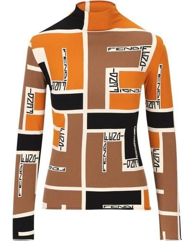 Fendi Jerseys - Orange