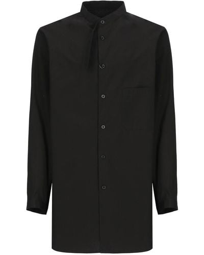 Yohji Yamamoto Pour Homme Shirts - Black