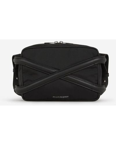 Alexander McQueen Harness Camera Crossbody Bag - Black
