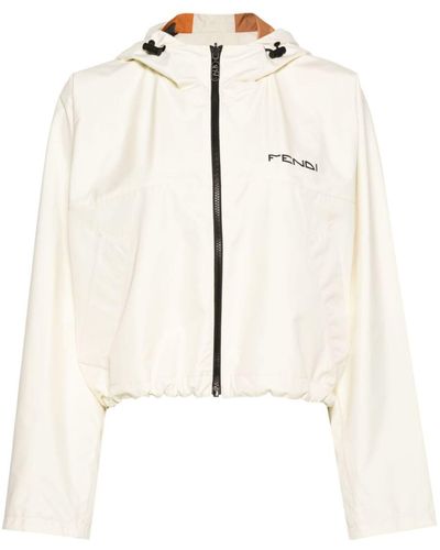 Fendi Nylon Reversible Jacket - Natural