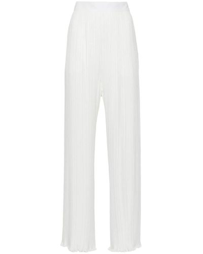 Lanvin Pleated Trousers - White