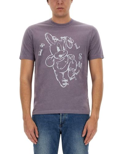 PS by Paul Smith Bunny Print T-Shirt - Purple