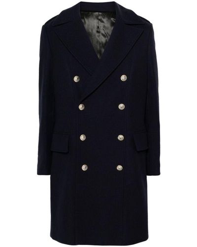 Balmain Coats - Blue