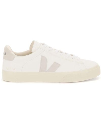Veja Campo Chromefree Leather Trainers - White