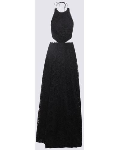 Sabina Musayev Black Stretch Doro Long Dress