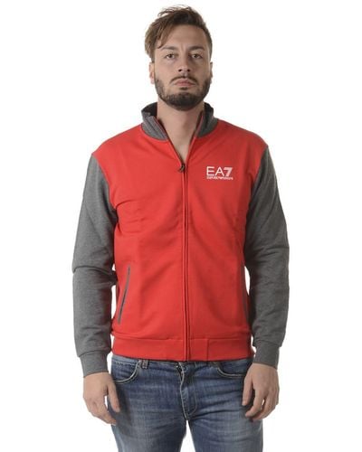EA7 Emporio Armani Ea7 Sweatshirt Hoodie - Red