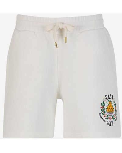 Casablanca Casa Way Bermuda Shorts - White
