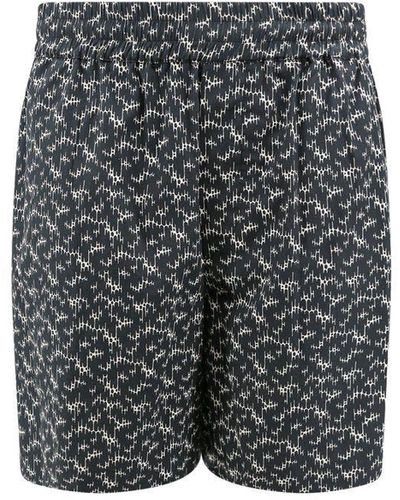 Isabel Marant 'Vataya' Cotton Bermuda Shorts - Gray