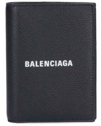 Balenciaga 'cash' Vertical Wallet - Black