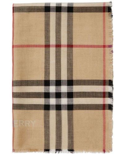 Burberry Scarves - Natural