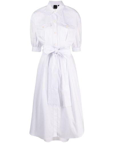 Pinko 'abbigliato' Shirt Dress - White