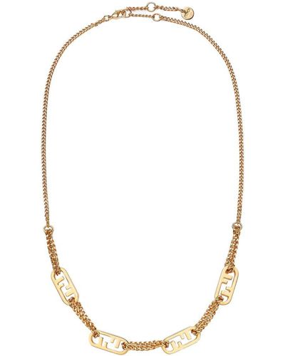 Fendi O`Lock Necklace Accessories - White