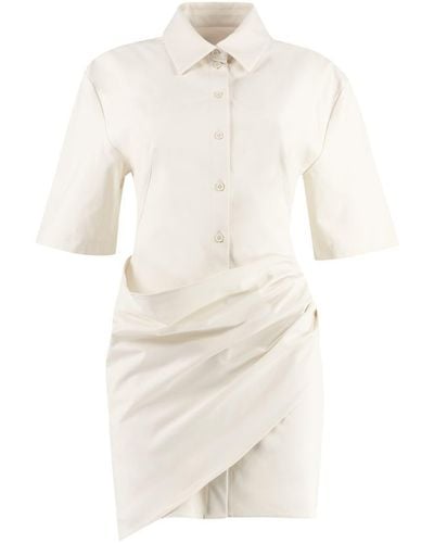 Jacquemus La Robe Camisa Shirt Dress - White