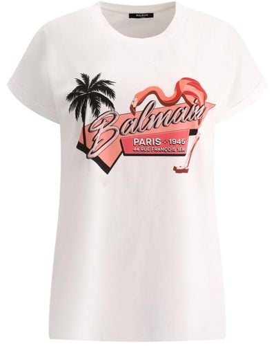 Balmain T-Shirts And Polos - Pink