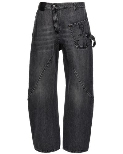 JW Anderson 'twisted Workwear' Jeans - Gray