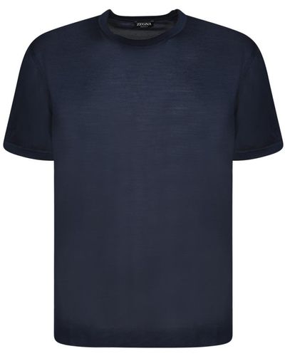 Zegna T-Shirts - Blue