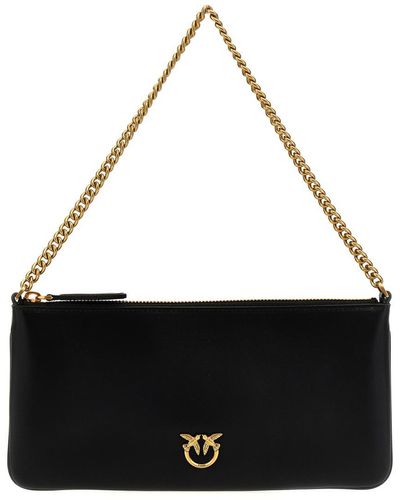 Pinko Horizontal Flat Clutch - Black